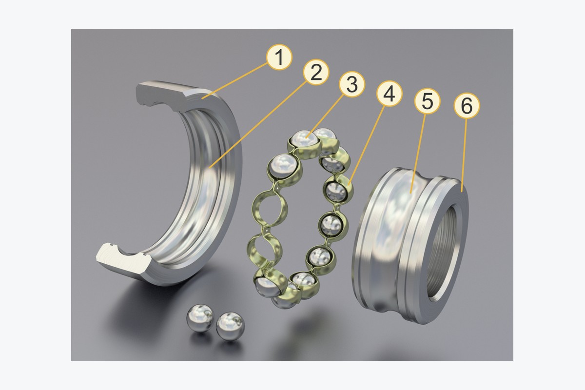 Industrial bearing components
